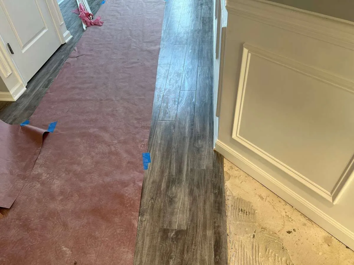 Completed marble shower restoration in Homewood